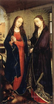  Netherlandish Oil Painting - Sts Margaret and Apollonia Netherlandish painter Rogier van der Weyden
